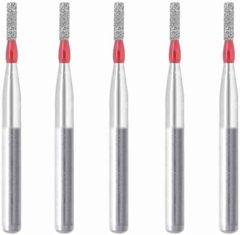 Cylindrical 0.8 mm Dia. Fine Grit Diamond Dental Bur 25 Pcs. 107.8F1 in Saudi Arabia