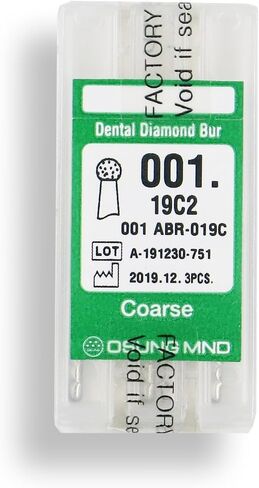 Spherical 1.9 mm Dia. Coarse Grit Diamond Dental Bur 15 Pcs. 001.19C2 in Saudi Arabia