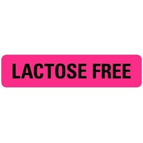 Lactose Free Food Service Medical Labels LV-MFSL33 in Saudi Arabia