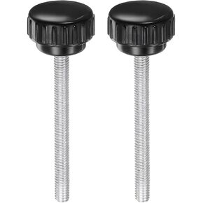 #US 2pcs Knurled Clamping Knobs M6 X 60mm Zinc Plated Carbon Steel Thread 30mm Head in Saudi Arabia