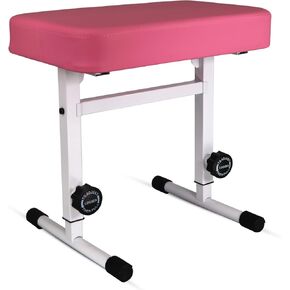 5 CORE BECKALD BENCH PIANO PIANO T النمط الأسود سميك سميك وسادة مقعد ارتفاع قابل للتعديل من 17 إلى 22 بوصة | كرسي لوحة المفاتيح (PU Leather) - KBB H -ADJ BLK in Kuwait