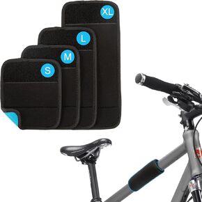 Bike Frame Protection Kit - 4-Piece, Universal Bicycle Frame Protection,Made of Neoprene, Can be Used on Bicycle Carrier Protection, E-Bike Accessories, Bicycle Accessories in Kuwait