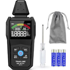 EMF Detector Meter Radiation Detector for Home Digital EMF Reader for Radio Frequency Radiation 5-in-1 EMF Meter for Electromagnetic Radiation EMF Tester for Cell Phone Ghost Hunting Equipment in Kuwait