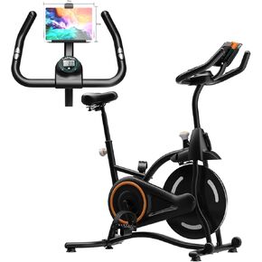 Exercise Bike Stationary Bikes for Home, Adjustable Resistance & Comfortable Seat Workout Bike, Quiet Indoor Cycling Bike with Digital Monitor, Phone Holder in Kuwait
