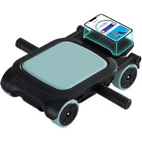 Roller with 4 Wheels: Automatic Rebound Abdominal Wheel for Core Workout, Workout Equipment for Home and Gym, Abdominal Exercise Roller for Men and Women in Saudi Arabia