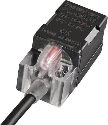Square Inductive Proximity Sensor Switch Non-Shield Type PL-05D1 Detector Distance 5mm 10-30VDC 200mA Normally Open(NO) 2 Wire in Saudi Arabia