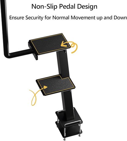 Trailer Steps with Handle, Four-Step Universal Boat Trailer Steps, Suitable for Various Types of Boat Trailer Frames, Black Heavy-Duty Trailer Step in Kuwait