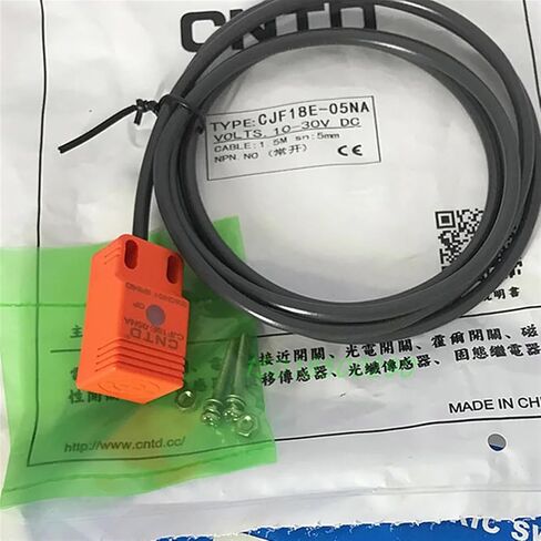 5pcs cntd القرب مفتاح مستشعر المستشعر CJF18-05NA CJF18E-05NA مستشعر مستشعر مستشعر DC10-30V NPN TYPE 3 WIRES (اللون: CJF18E-05NA) in Saudi Arabia