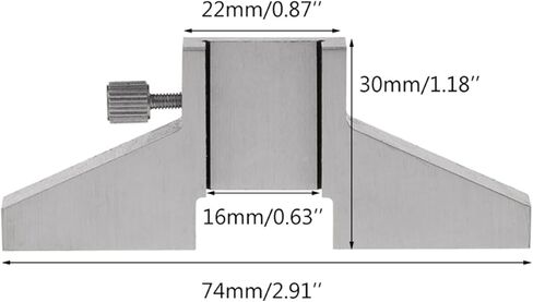 مرفق قاعدة العمق ل 6 "8" الفرجار الرقمي Vernier الفرجار Gage Gauge T-Bar الأداة in Kuwait
