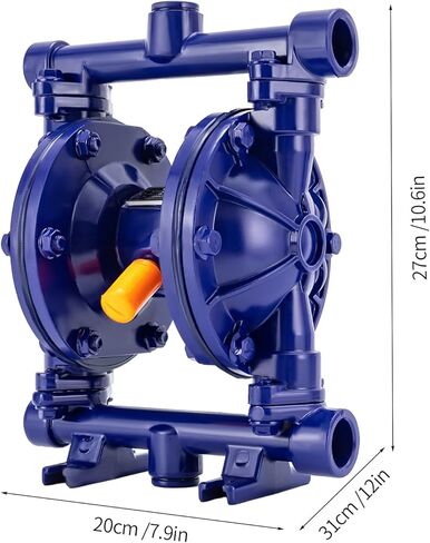 مضخة AiPhragm Pump التي يتم تشغيلها بمضخات الحجاب الحاجز المزدوج 1/2 بوصة مدخل ومنفذ ، 1/4 "منفذ مدخل الهواء ، مضخة الحجاب الحاجز المصنوع من الحديد الزهر. in Kuwait