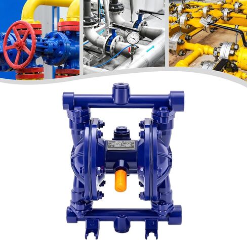 مضخة AiPhragm Pump التي يتم تشغيلها بمضخات الحجاب الحاجز المزدوج 1/2 بوصة مدخل ومنفذ ، 1/4 "منفذ مدخل الهواء ، مضخة الحجاب الحاجز المصنوع من الحديد الزهر. in Kuwait