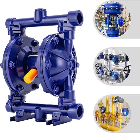 مضخة AiPhragm Pump التي يتم تشغيلها بمضخات الحجاب الحاجز المزدوج 1/2 بوصة مدخل ومنفذ ، 1/4 "منفذ مدخل الهواء ، مضخة الحجاب الحاجز المصنوع من الحديد الزهر. in Kuwait