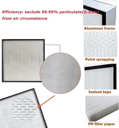 INTSUPERMAI 110V Vertical Laminar Flow Hood Air Flow Clean Bench with HEPA Filter for for Class 100 Aluminum Fan Dust Free Room Workshop 23.6×23.6×29.1inch in Kuwait