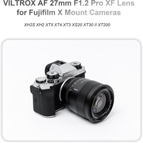 Viltrox 35mm F1.7 XF Lens for Fuji X-Mount | عدسة APS-C Prime | F1.7 فتحة كبيرة | التركيز السريع السريع | خفيف الوزن لـ Fujifilm X-T1 X-T10 X-T2 X-T20 X-T3 X-T4 X-T100 X-T200 X-T30 X-Pro2 XS10 XS20 in Kuwait