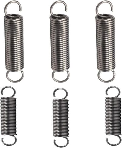 Springs,dualhooksprings, 2 Pcs Tension Spring, Spring Steel Dual Hook Tension Springs, WD 1.5mm OD 6-15mm, Length 40-400mm(1.5 x 13 x 70 mm) in Saudi Arabia
