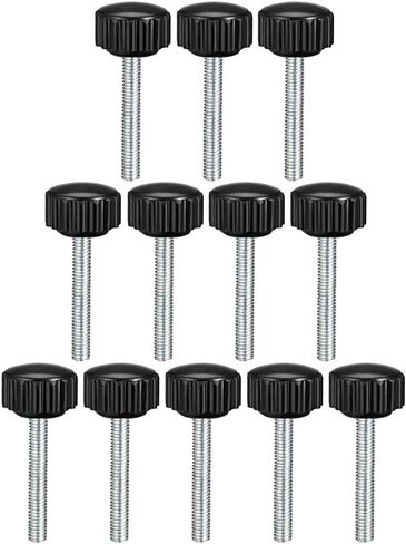 #Uus 12pcs مقابض التثبيت M4 × 30 مم من الصلب الكربوني المطلي بالزنك 16 مم رأس in Saudi Arabia