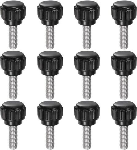#Uus 12pcs مقابض التثبيت M5 × 16mm 304 خيط الفولاذ المقاوم للصدأ 14 ملم الرأس in Saudi Arabia