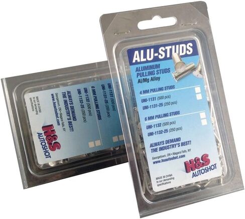 H&S Autoshot Uni-Stud Al/Mg 4.0mm ، 250 Count (UNI-1142) in Saudi Arabia