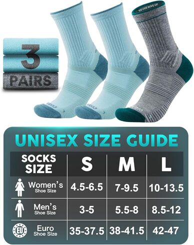 خفيفة الوزن طاقم ميكرو الجوارب المشي لمسافات طويلة Coolmax Merino Wool Compression Miosture Wicking anti-plister cushioned in Kuwait