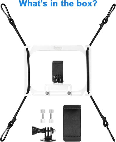 Selens Cell Phone Fence Mount with Shade for iPhone,Mevo Camera,Phones and Gopro.Mounting Kit for Gamechanger to a Chain Link Fence for Recording Baseball,Softball and Tennis Games in Saudi Arabia