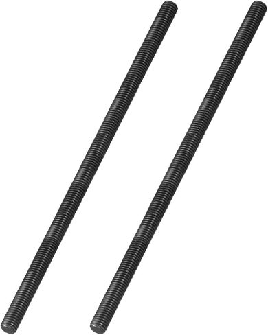 UXCELL 5/8-11 UNC بالكامل كل قضيب الخيوط ، 4pcs B7 سبيكة الصلب المسمار الطويل ملولبة 11.8 "طول ترابط اليد اليمنى تربط بالكامل للآلات ، البناء ، الأسود in Kuwait