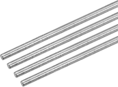TOP-VIGOR 4Pcs M5-0.8 x 300mm Length Fully Threaded Rod, 304 Stainless Steel Right Hand Threads Rods, Fully Studding Rod Bar for Anchor Bolts, Clamps, Hangers and U-Bolts in Saudi Arabia
