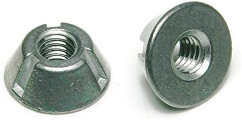 Tri-Groove Tharove Proof Security Nuts Zamak 5 Zinc 5/8 "-11-Qty 25 in Saudi Arabia