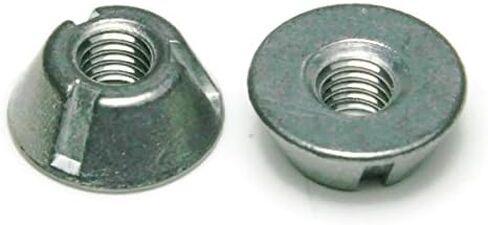 Tri-Groove Tharove Proof Security Nuts Zamak 5 Zinc 5/8 "-11-Qty 25 in Saudi Arabia