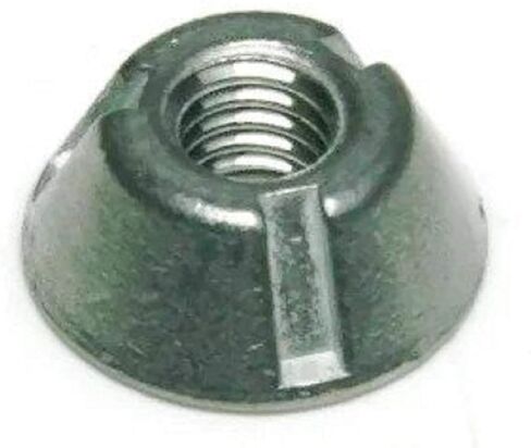 Tri-Groove Tamper Proof Security Nuts Zamak 5 Zinc 3/8"-16 - Qty 100 in Saudi Arabia