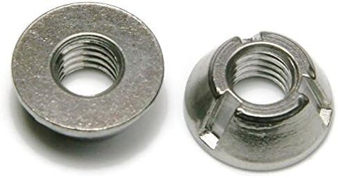 Tri-Groove Tamper Proof Security Nuts 316 Stainless Steel 3/8"-16 - Qty 25 in Saudi Arabia