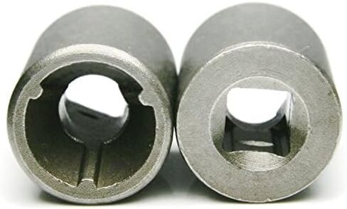 Tri-Groove Tamper Proof Security Nuts 316 Stainless Steel 3/8"-16 - Qty 25 in Saudi Arabia