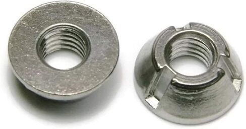 Tri-Groove Tharove Proof Security Nuts 316 Stainless Steel 1/4 "-20-Qty 100 in Saudi Arabia