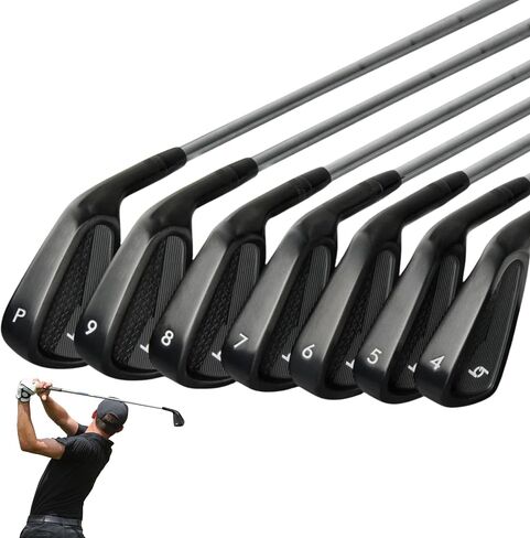 69 Golf Iron Set 4-P Matte Black for Mens Stainless Steel in Kuwait