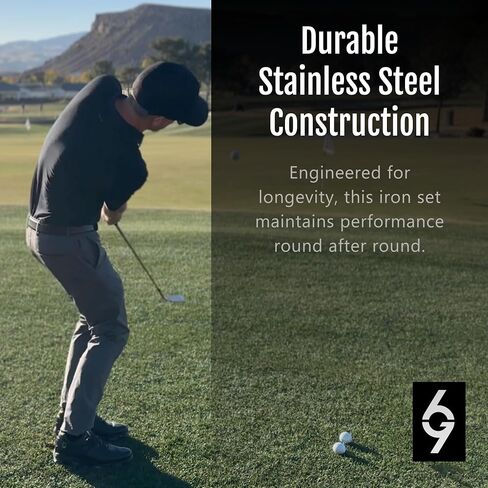 69 Golf Iron Set 4-P Matte Black for Mens Stainless Steel in Kuwait