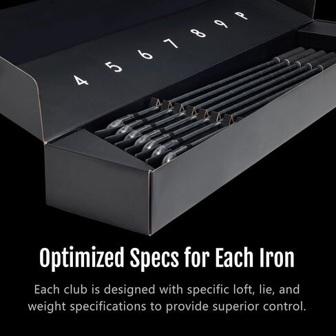 69 Golf Iron Set 4-P Matte Black for Mens Stainless Steel in Kuwait