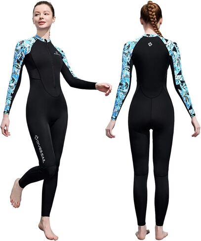 SkyOne كامل الجسم واقي ملابس السباحة جلود الغوص للنساء الرجال ، بدلة رقيقة الرطب الغوص بدلة الأشعة فوق البنفسجية in Kuwait