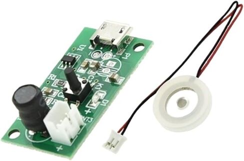 Micro USB Humidifier Spray Module DIY kit Mist Maker and Driver Circuit Board Fogger Atomization Film Atomizer Sheet in Saudi Arabia