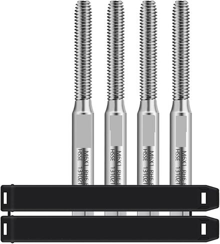 Drill Tap Bit Set, TAP HSSE-M42 Roll Forming Tap M0.5 -M16 Machine Screw Thread Taps in Kuwait