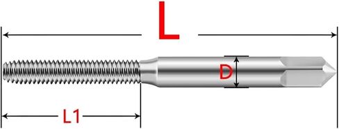 Drill Tap Bit Set, TAP HSSE-M42 Roll Forming Tap M0.5 -M16 Machine Screw Thread Taps in Kuwait