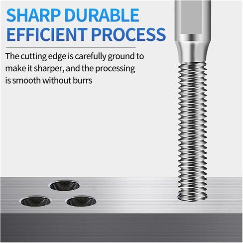 Drill Tap Bit Set, TAP HSSE-M42 Roll Forming Tap M0.5 -M16 Machine Screw Thread Taps in Kuwait