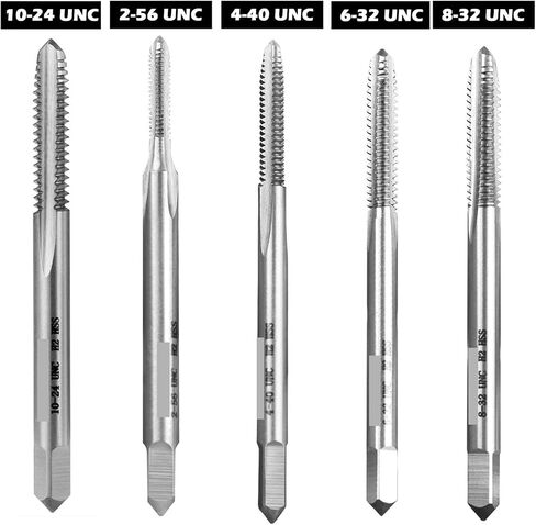 مجموعة بتات الحفر ، 2pc machine توصيل مؤشر ترابط المسمار الصنابير 10-24 2-56 4-40 6-32 8-32 UNC مستقيم. in Kuwait