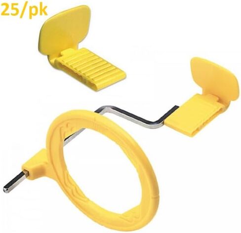 25/Pk Dental XCP Disposable Posterior B-Block Color Coded, Yellow Posterior Bite Blocks in Kuwait