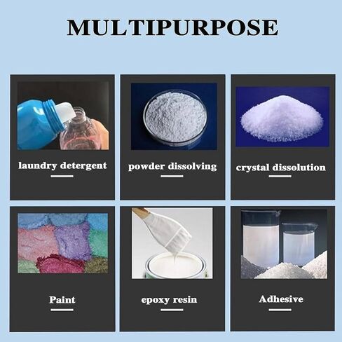 Commercial Electric Agitator with Adjustable Stand, high Power Agitator for Mixing Tanks, Drums and Drums in Industrial Applications (B) in Kuwait