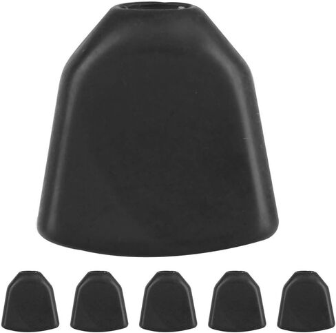 6PCS Guitar Tuner Button, Metal Small Square Shape Guitar Tuning Pegs - Replacement Tuning Pegs and Machine Handles for Folk, Electric, and Acoustic Guitars (Black) in Saudi Arabia