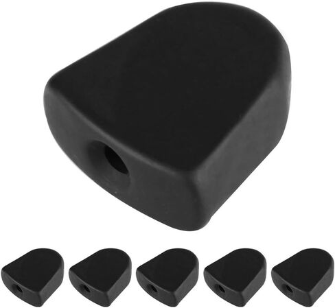 6PCS Guitar Tuner Button, Metal Small Square Shape Guitar Tuning Pegs - Replacement Tuning Pegs and Machine Handles for Folk, Electric, and Acoustic Guitars (Black) in Saudi Arabia