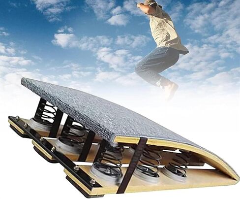 TIST High Jump Spring Board Heavy Duty Springboards Vault Adult Wooden Home s for Gymnasts 9 Steel Springs Martial Art Sport Equipment Landing Practice Art Project Assisted Springboard in Saudi Arabia