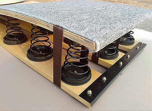 TIST High Jump Spring Board Heavy Duty Springboards Vault Adult Wooden Home s for Gymnasts 9 Steel Springs Martial Art Sport Equipment Landing Practice Art Project Assisted Springboard in Saudi Arabia