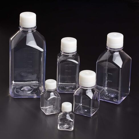 Celltreat 230763 250mL Media Bottle, Square, PETG, Bulk, Sterile in Saudi Arabia