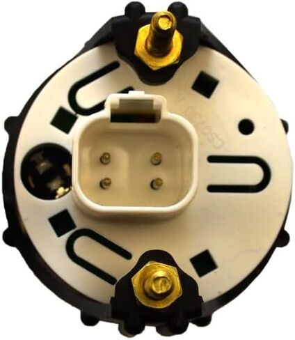 Faria Boat Trim Gauge GPC610B | Euro SS Black 2 Inch Mercury in Saudi Arabia