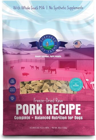 Shepherd Boy Farms تجميد طعام الكلاب المجفف (وصفة لحم البقر) طعام خام للكلاب، جميع أغذية الكلاب الخام الطبيعية، كيس 14 أونصة من طعام الكلاب المجفف بالتجميد، صنع في الولايات المتحدة الأمريكية، يحتوي على نسبة عالية من البروتين، والتغذية الأساسية للأغذية الخ in Kuwait